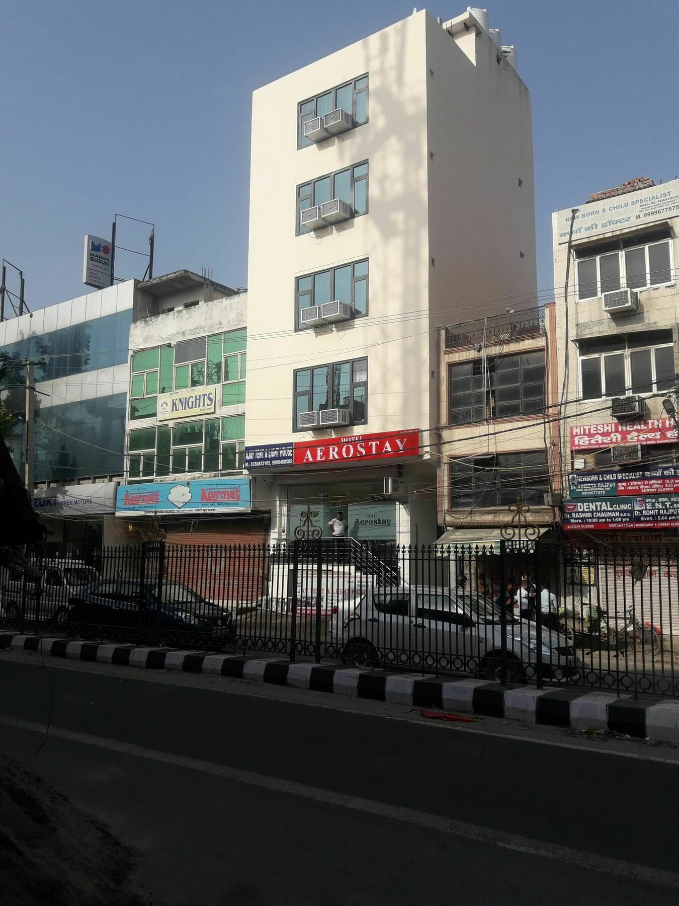 Hotel Aero Stay New Delhi Exteriör bild